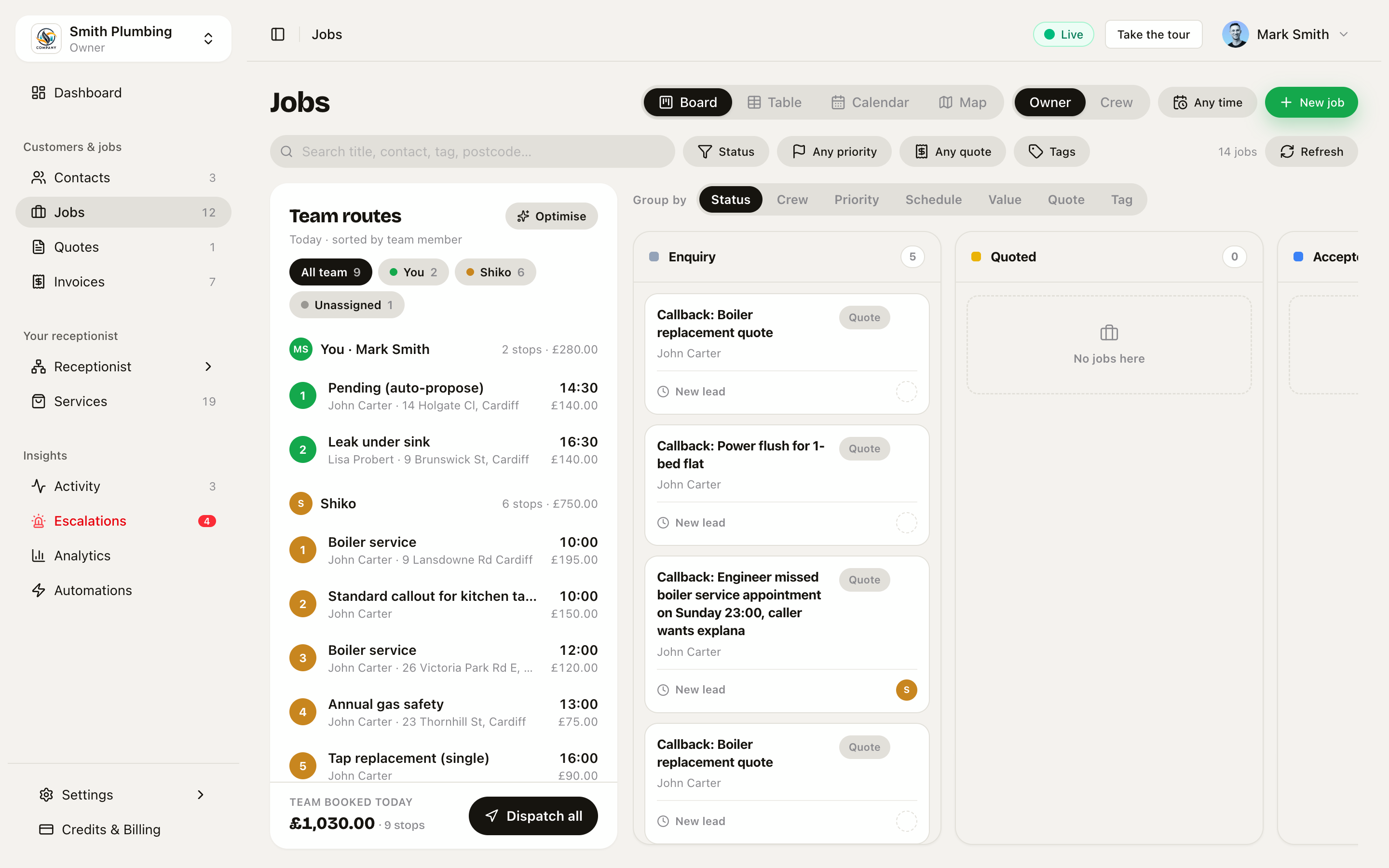 Jobs board
